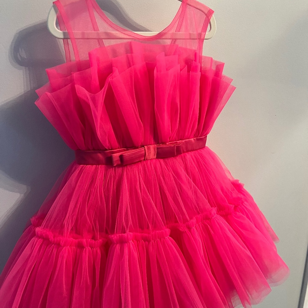 Hot Pink Tulle Party dress